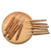Ganchos De Crochet Largos De Madera De Bambú Para Manualidades Pequeños Y Herramientas De Tejido DIY Accesorios De Costura - details 2