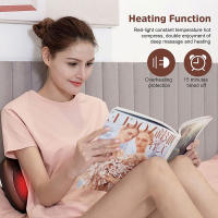 Masajeador Shiatsu 8 Nodos Cojín Eléctrico Cervical y Espalda con Calefacción - details 4