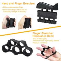 Entrenador De Fuerza De Mano Ajustable De 5-60Kg Con Exercitador De Dedos Para Construcción Muscular Y Recuperación De Lesiones - details 8