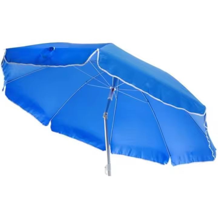 PLUSHOME Sombrilla playa,Parasol Alum / Poliester 3 Colores Surtidos lisos C/Exp 180 Cm/200Cm/220Cm/240Cm - 1