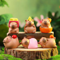 Figura De Acción De Capibara Cartoon En Caja Sorpresa Decoración Para Coche Y Escritorio Regalo De Cumpleaños Y Navidad Para Niños - details 1