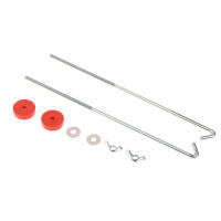 Universal 2Pc/set Soporte De Batería De Hierro 25CM Montaje De Cinta Adhesiva Para Automóviles Accesorios De Repuesto - details 2