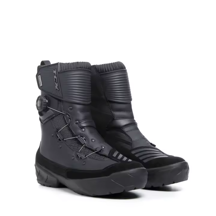 BOTAS MOTO HOMBRE TIPO TRAIL CAÑA BAJA TCX INFINITY 3 MID WP BLACK - 1