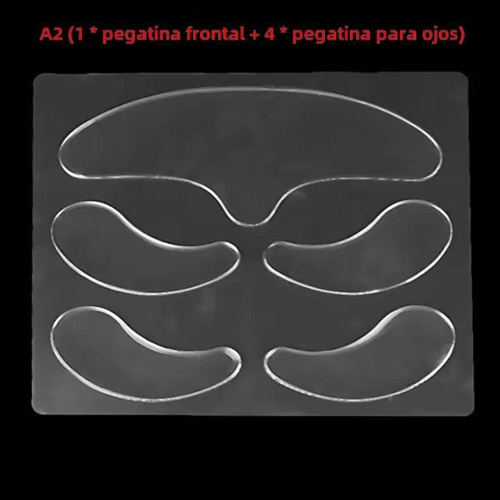 Parches De Silicone Reutilizable Antiarrugas Para Rostro Elevador De Piel Anti-Edad Para Frontal Cheque Y Barba Eliminador De Arrugas - 1