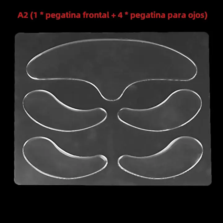 Parches De Silicone Reutilizable Antiarrugas Para Rostro Elevador De Piel Anti-Edad Para Frontal Cheque Y Barba Eliminador De Arrugas - 1
