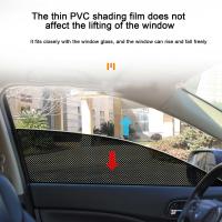 2Pcs Pegatinas De Sol Para Coche Electrostáticas Bloqueo De Luz Y Calor Para Ventanas Lateral Traseras Película De Cubierta - details 10