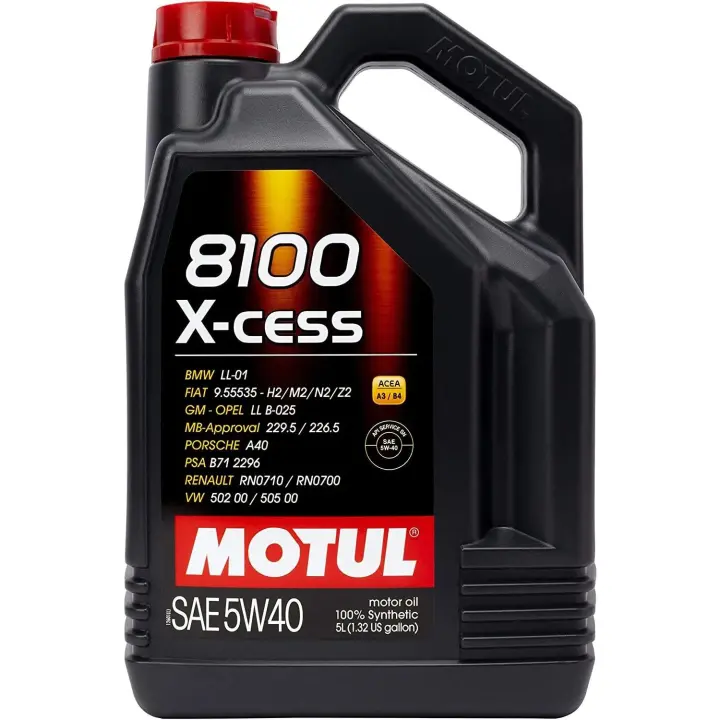 MOTUL Aceite DE Motor 8100 X-Cess 5W40 5 litros - 1