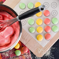 1PC Sillín De Hornear De Silicona Para Horno Reutilizable Antideslizante Fácil De Limpiar 40cm/15.75 X 30cm/11.75 Pulgadas Blanco Para Macarons Y Galletas - details 4