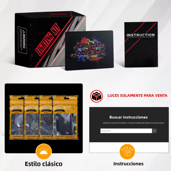 Luz LED Lazishi 75381 Para Droideka Kit De Iluminación Para Bloques De Construcción Regalo Exclusivo Sin Baterías Tamaño Pequeño Compatible Con Lego Unisex 18+ Años - 1