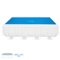 INTEX - Cobertor solar piscina rectangular, 488x244 cm, con orificios de drenaje, conserva la temperatura, reduce la evaporación del agua - details 2