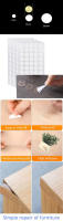 Cinta Adhesiva Doble Cara Con 60-100 Puntos Transparentes Para Manualidades Y DIY Resistente Al Agua Sin Rastros De Adhesivo - details 0