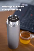 Tiartisan Termo De Deporte De Titanio 450ml Impermeable Y a Prueba De Fugas Para Camping Y Exteriores Con Aislamiento Por Vaciado - details 3
