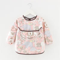 Bebé Bibs Impermeables Con Mangas Largas Para Bebés Recién Nacidos Disfraz Inverso Ropa Protectora De Alimentación Para 0-2 Años Indumentaria Infantil Unisex Estilo Moda - details 5