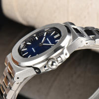 Reloj Automático Para Hombre Dwayne Campbell Clásico Acero Inoxidable Impermeable Cristal De Zafiro Luminoso Regalo Mejor Para Hombres - details 11