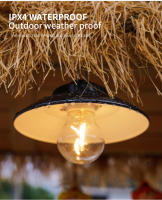 Lámpara Portátil LED Retro Para Camping Con Gancho Y Batería Integrada Recargable Luz De Ambiente Cálida Para Exterior - details 10