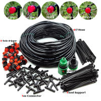 Sistema De Riego Por Drip DIY Para Invernadero 10M-30M Con Kit De Jardín Automático Micro Riego Con Reguladores Ajustables - details 0