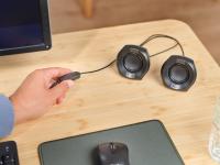 Juego de Altavoces 2.0 Trust Polo, Compactos con Alimentación USB, Sonido Nítido de 8W de Potencia Máxima, Conexión Jack 3.5mm, Diseño Ligero y Espacio Reducido, Control de Volumen Integrado, Ideal para PC y Portátiles, Experiencia de Audio Clara - details 1