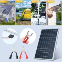 Kit De Panel Solar 20W/H Polícrata Para Exteriores Recargable 12V Generador Solar Portátil Para El Hogar Tamaño 34x20x3cm - details 1
