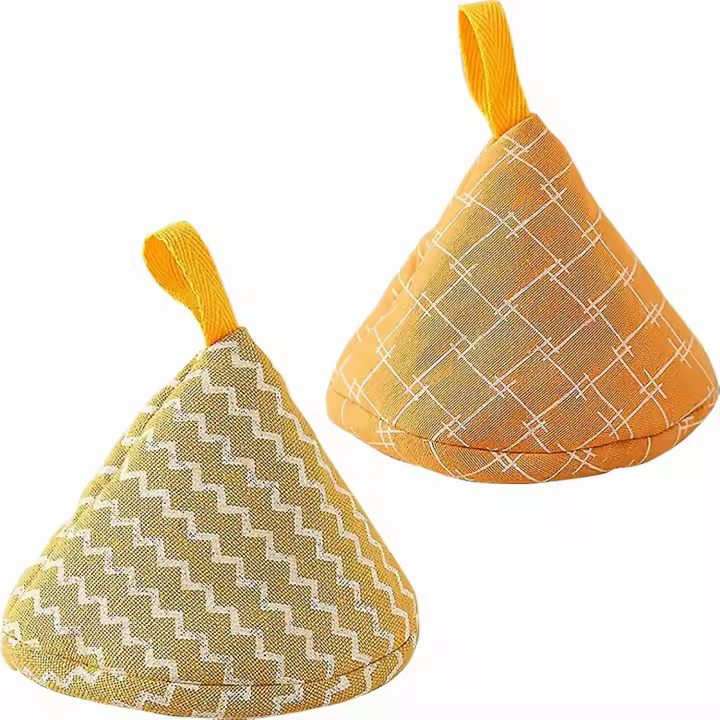 2 piezas de Algodón para Asas de Olas, resistentes al calor, With pinzas para Olas, Guantes De Cocina y manoplas para Horno - 1