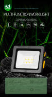 Linterna LED Recargable USB Con Soporte Rotativo Portátil Y Multifuncional COB Lámpara De Trabajo Mini Llavero LED W897 Material ABS - details 0