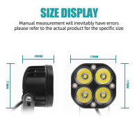 2pcs Luz De Piloto LED Para Offroad 40W Super Brillante Impermeable Barra De Luz De Trabajo Para Coche Camión ATV UTV Barco Motocicleta - details 1