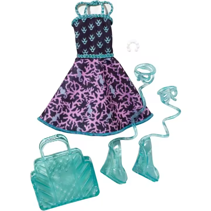 Monster High ropa para muñecas, Lagoona Blue - Mattel Y0397-Y0399 - 1