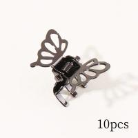 10pcs Clip Para El Cabello De Diseño De Mariposa Hueca Miniatura Clips Retro Para Fijar Las Bangs Decoración Para Mujeres Y Niñas Material De Aleación - details 7