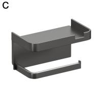 Soporte De Papel Toalla De Baño Montado En La Pared Antirrosa Plástico Grueso Almacenamiento Estante Para Cocina Y Baño - details 19
