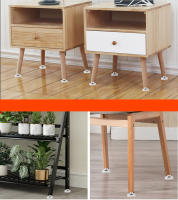 8Pcs Pie De Muebles De Acero Inoxidable Ajustable Con Base De Nylon Para Sofá Mesa Silla Armario Trabajar En Nivel - details 5