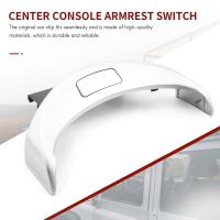 ABS + PC consola central apoyabrazos interruptor botón cubierta de ajuste para Mercedes C GLC clase W205 W253 2015-2020-Excelencia - details 1