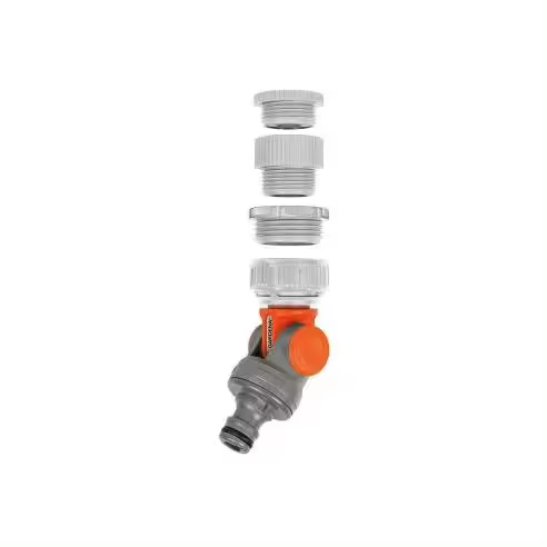 GARDENA CONECTOR RÁPIDO ARTICULADO GARDENA Ø 21-33,3 mm - Anti-hielo - 74338 Conector rápido articulado Complementos y Recambios para Regar Valvulas Riego - 1