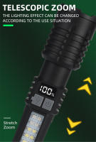 Linterna De Emergencia Super Brillante LED Recargable Portátil Torcha Ultra Potente Para Camping Y Uso Exterior - details 4