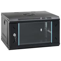 vidaXL Armario rack de servidores de pared 6U 19" IP20 53x40x30 cm Color Gris,  Negro, y mas - details 1