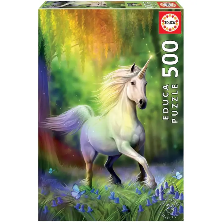Educa - Puzzle de 500 Piezas  Persiguiendo el Arco Iris. Incluye Pegamento Fix Puzzle + 11 años .Educa 18448 - 1