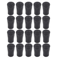 20 Piezas De Protetor De Punta De Madera Para Bastón De Caminata Y Escalada Alpinismo Accesorios De Camping Material De Goma - details 1