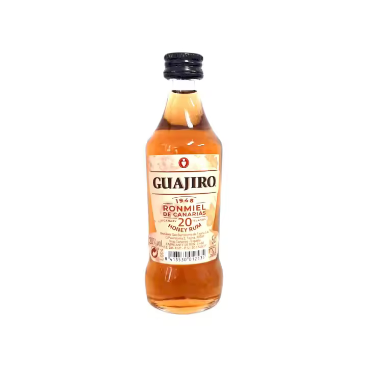 Miniatura Ron Guajiro Ronmiel 20% 5cl - 1