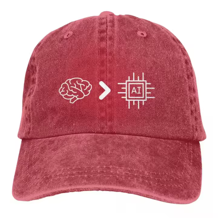 Gorro De Béisbol Unisex Protección Solar Puro Color Estilo Cowboy Ajustable Para Mujeres Sombrero De Visera Trucker Dad Hat - 1
