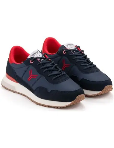 ZAPATILLAS YUMAS MERKUR SNEAKERS HOMBRE MARINO ROJO 50092 - 1