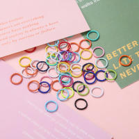 50pcs Anillos De Salto De Metal En Colores Para La Creación De Joyas Y Bolsas De Llaveros 8/10/12mm Conector DIY - details 12