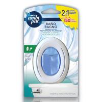 AMBI PUR Ambientador para Baño - Sin Pilas - Sin Electricidad - Elimina y Previene los Malos Olores - Fragancia Aroma a Limpio - Hasta 50 días de Uso Continuo - Deja un Aroma Fresco y Limpio Durante Todo el Día - Multi Pack - AMBI PUR. - details 0