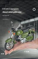 Honda JH-70 Mini Moto Diecast 1:12 Para Niños Con Sonido Luz Y Absorción De Choque Metal Coche De Juguete Monkey Carrocería De Aleación Fuerte Y Duradera - details 3
