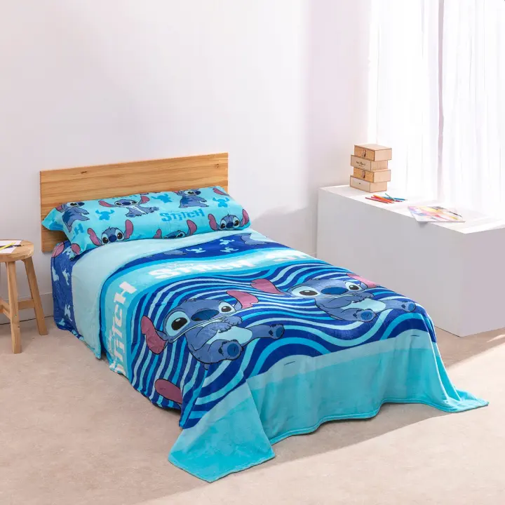 Juego de Sábanas Coralina Lilo & Stich Azul - 1
