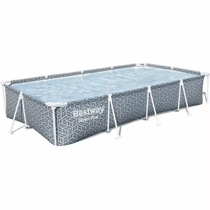 Piscina Hinchable Bestway Steel Pro Azul Gris - 1