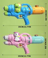 Juguete De Agua Unicornio Y Dinosaurio Con Dos Boquillas Juguete De Agua Para Niños Pistola De Agua De Dibujos Animados Juguete De Piscina Para Verano Tipo Presión - details 10