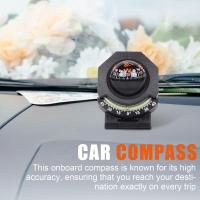 Compas De Coche Con Inclinómetro Y Pantalla Analógica Ajustable a 180 Grados Compaña Sférica Plegable Para Indicar Dirección - details 0