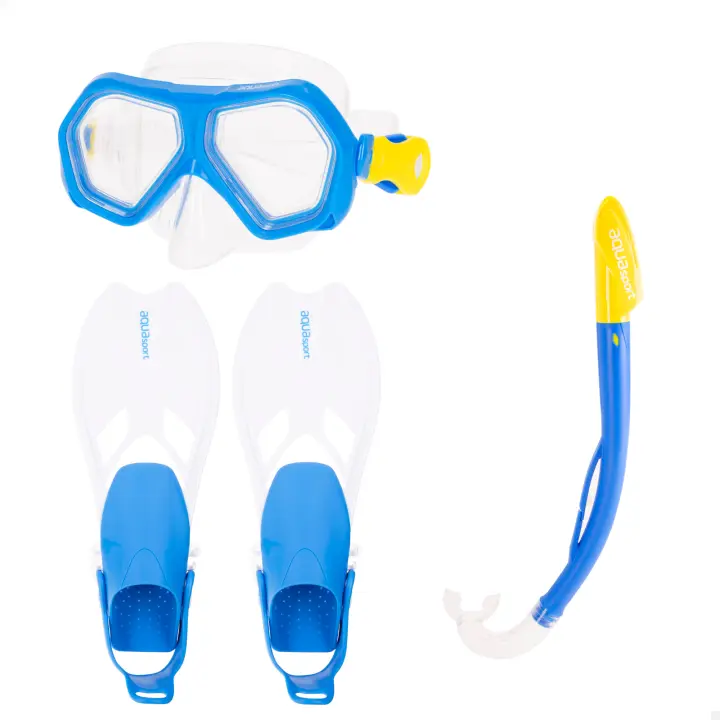 Aqua Sport Set gafas de buceo niños c/tubo y aletas T.27-31 - 1