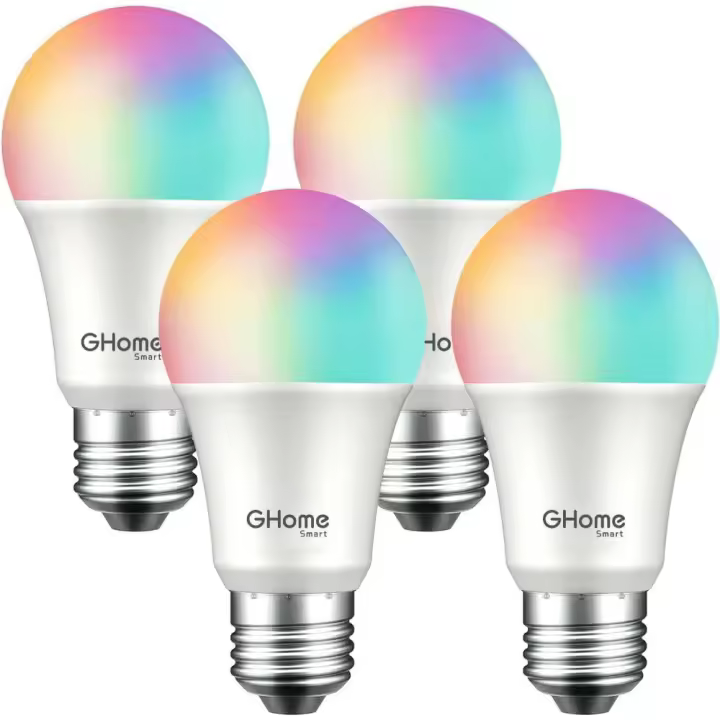 Bombilla LED Inteligente WiFi E27 Sin Necesidad de Hub Compatible Alexa, Echo y Google Home, Bombilla LED 806lm Equivalente ‎80 Watios, Bombilla RGB Blanco Cálido/Frío, 4 Pack - 1
