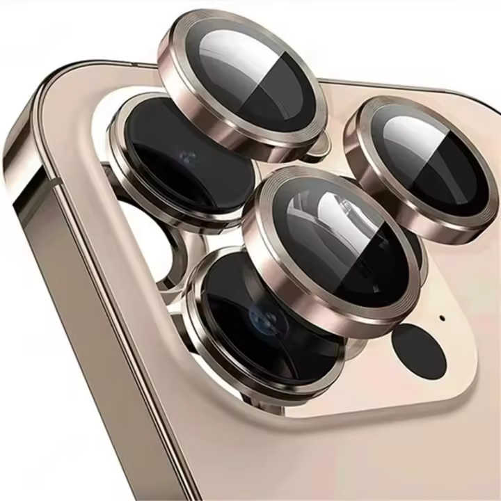 Protector De Lente De Cámara Para iPhone 16 pro Max plus 15 Aleación De Titanium With Vidrio Resistant To Choque Accesorios De Alta Calidad - 1