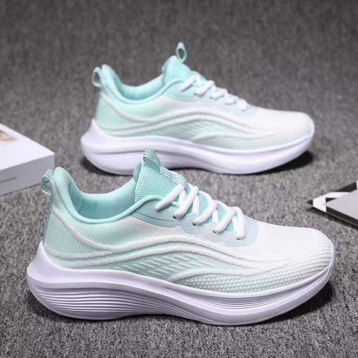 Zapatillas De Correr Para Mujer 2025 Transpirables Con Cordones Almohadilla De Goma Ligera De Malla De Aire Entrenamiento Deportivo Al Aire Libre