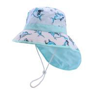 Nueva Gorra De Pescador Panama Para Bebés Con Protección Solar Y Estilo De Playa Ajustable Para Niños Y Niñas Cartoon Cuidado Del Ambiente Material De Algodón Sombrilla Ancha Para Exteriores - details 7